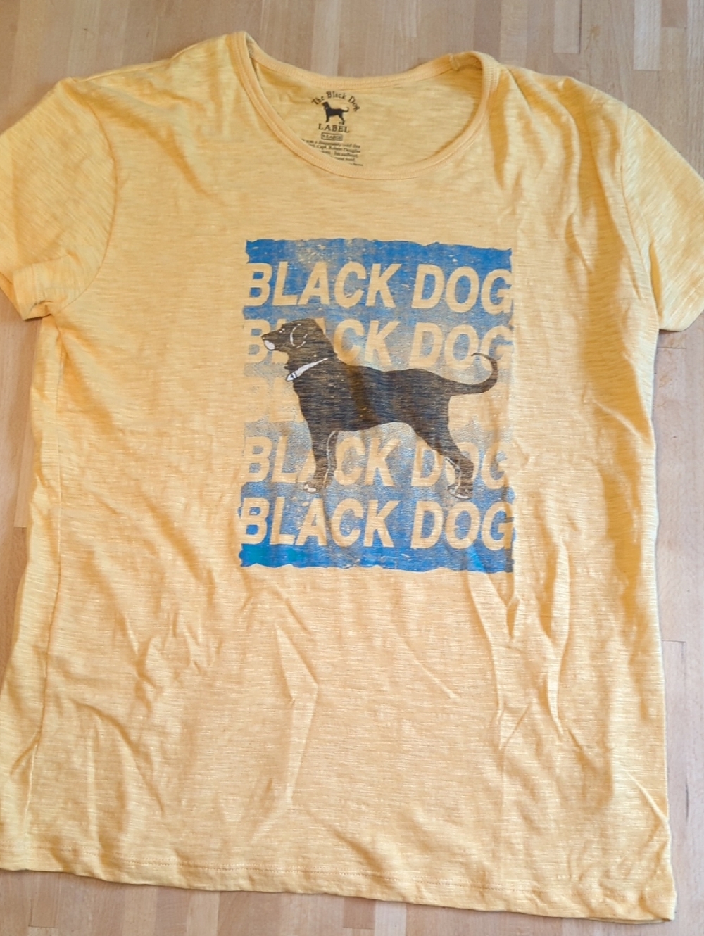 The Black Dog Taylor Swift Yellow Graphic Dog T-Shirt by The Black Dog